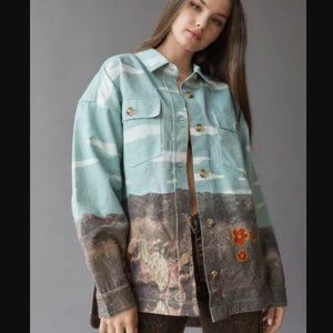 (SOLD) Urban Outfitters BDG Ashlyn Embellished Shirt Jacket